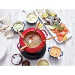 Staub Juego De Fondue 16 Cm, Cereza 10 Staub Juego De Fondue 16 Cm, Cereza -Staub Verkoop 000010810