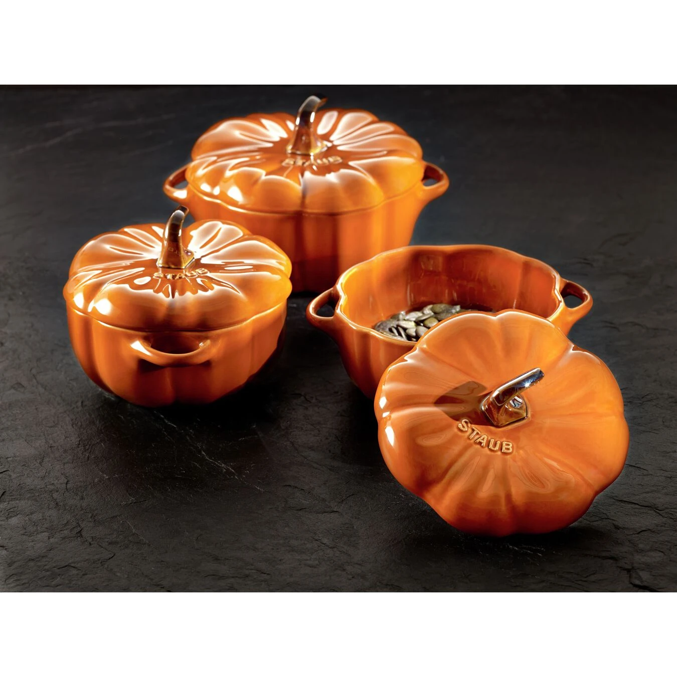Staub Cocotte 12 Cm, Calabaza, Canela, Cerámica 6 Staub Cocotte 12 Cm, Calabaza, Canela, Cerámica - Imagen 4