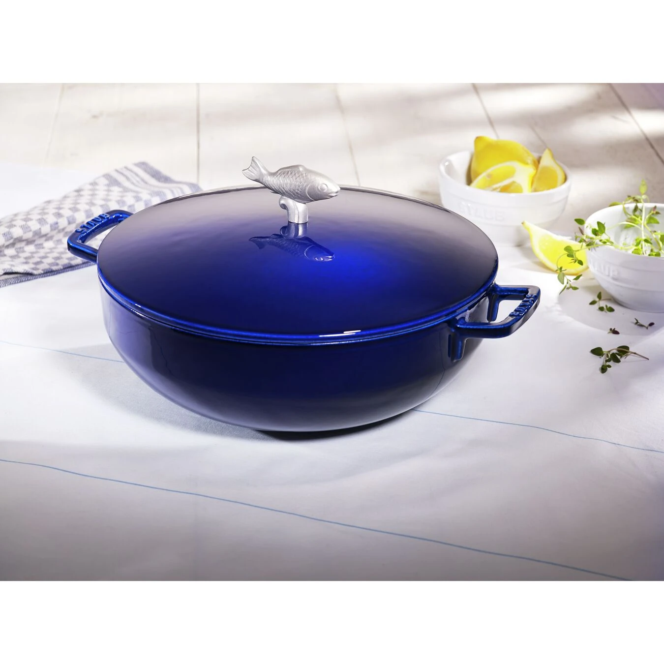 Staub Olla Para Bouillabaisse 28 Cm, Hierro Fundido 4 Staub Olla Para Bouillabaisse 28 Cm, Hierro Fundido - Imagen 2