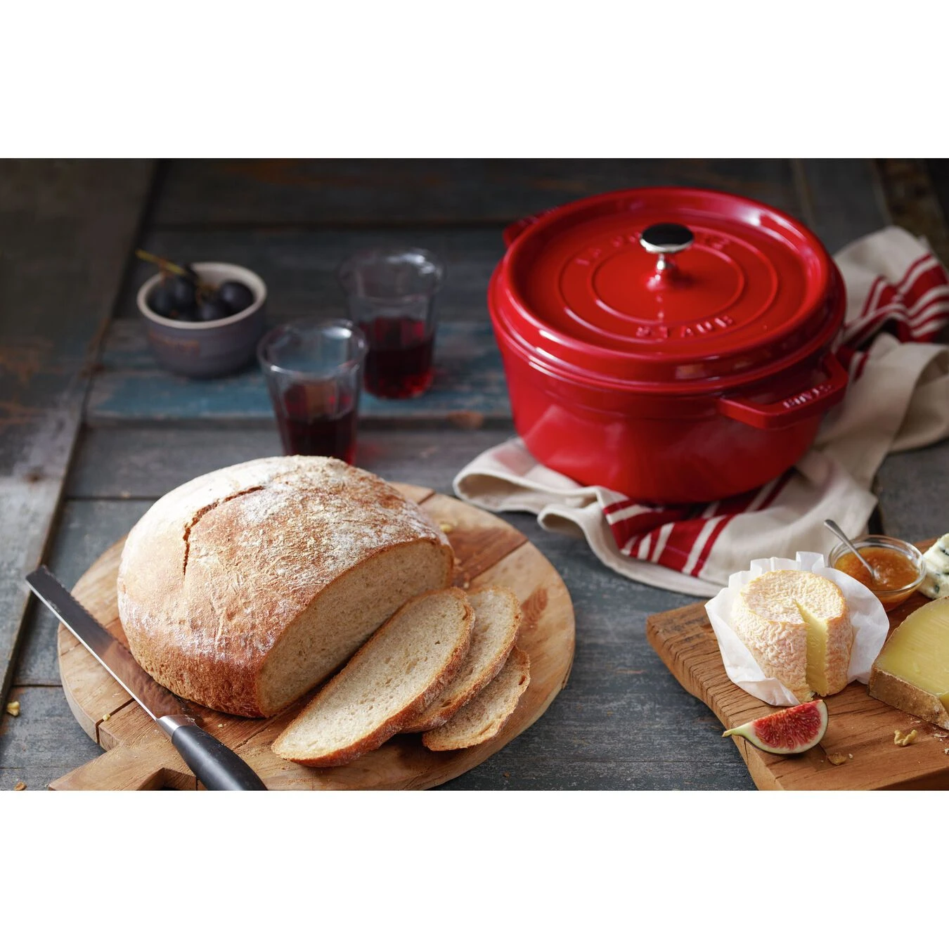 Staub Cocotte 24 Cm, Redondo, Cereza, Hierro Fundido 6 Staub Cocotte 24 Cm, Redondo, Cereza, Hierro Fundido - Imagen 4