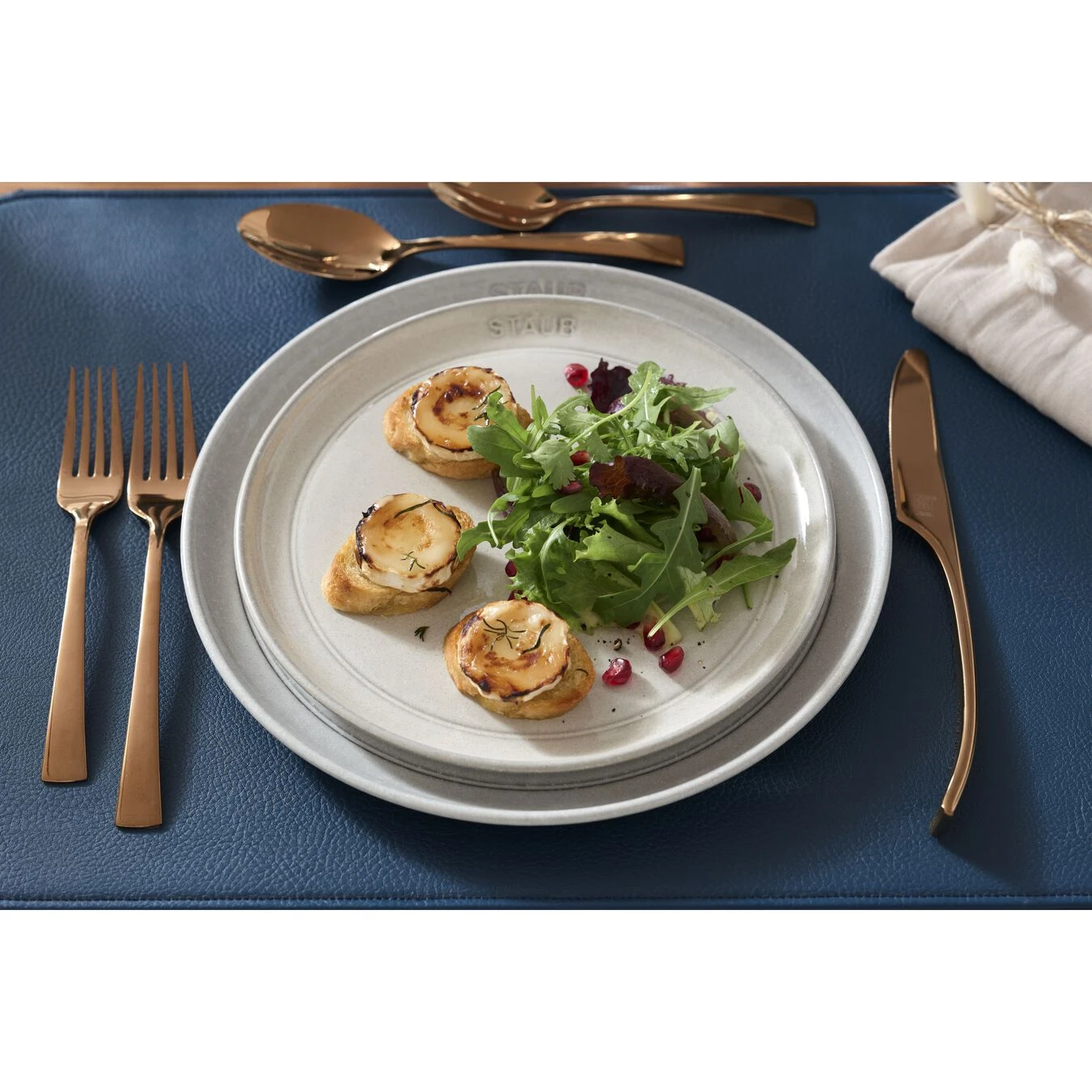 Staub Plato Plano 26 Cm, Cerámica, Blanco Trufa 6 Staub Plato Plano 26 Cm, Cerámica, Blanco Trufa - Imagen 4