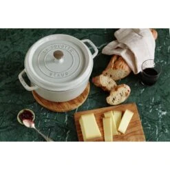 Staub Cocotte 28 Cm, Redondo, Blanco Trufa, Hierro Fundido 13 Staub Cocotte 28 Cm, Redondo, Blanco Trufa, Hierro Fundido -Staub Verkoop 000019724