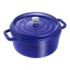 Staub Cocotte 24 Cm, Redondo, Azul Oscuro, Hierro Fundido 1 Staub Cocotte 24 Cm, Redondo, Azul Oscuro, Hierro Fundido -Staub Verkoop 1004297 3