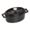 Staub Mini Cocotte 11 Cm, Ovalado, Negro, Hierro Fundido 2 Staub Mini Cocotte 11 Cm, Ovalado, Negro, Hierro Fundido -Staub Verkoop 40500 111 0 1