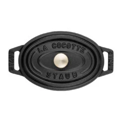 Staub Mini Cocotte 11 Cm, Ovalado, Negro, Hierro Fundido 10 Staub Mini Cocotte 11 Cm, Ovalado, Negro, Hierro Fundido -Staub Verkoop 40500 111 0 3