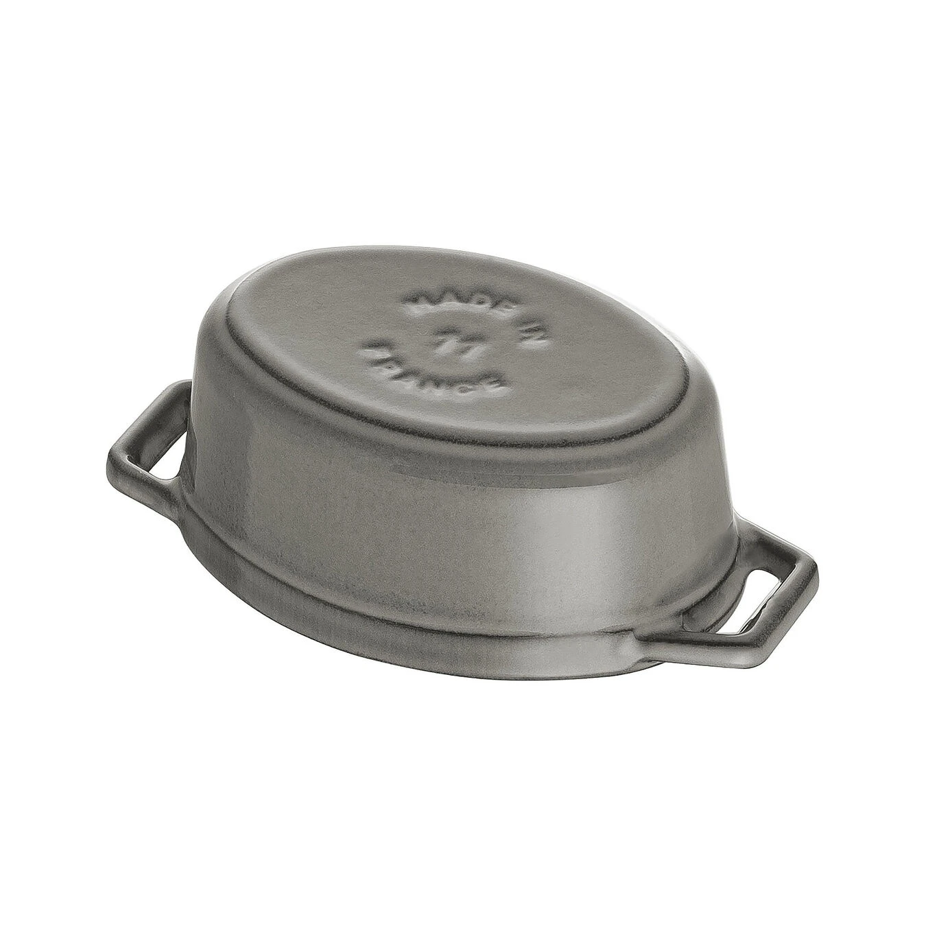 Staub Mini Cocotte 11 Cm, Ovalado, Gris Grafito, Hierro Fundido 6 Staub Mini Cocotte 11 Cm, Ovalado, Gris Grafito, Hierro Fundido - Imagen 4