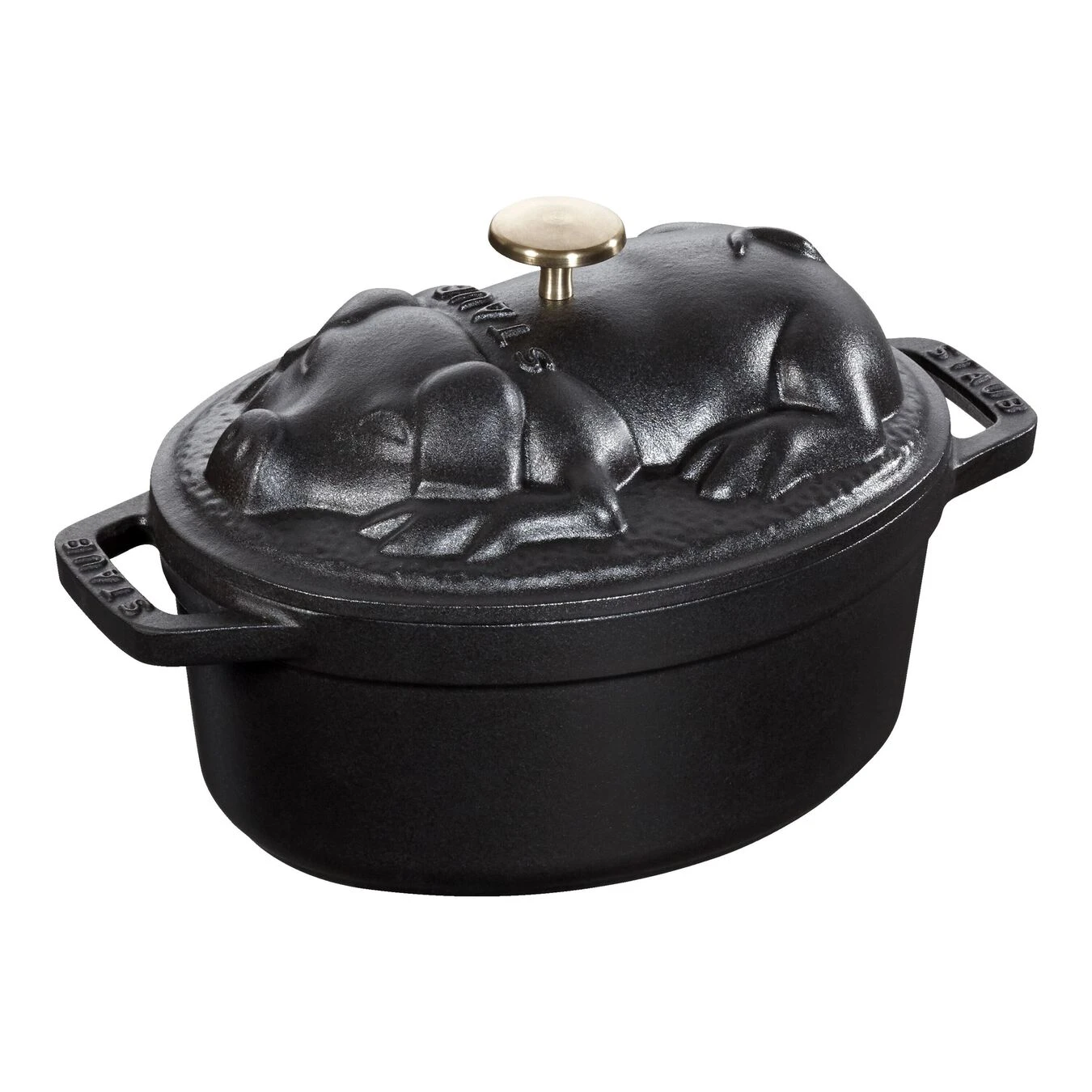 Staub Cocotte 17 Cm, Ovalado, Negro, Hierro Fundido 3 Staub Cocotte 17 Cm, Ovalado, Negro, Hierro Fundido