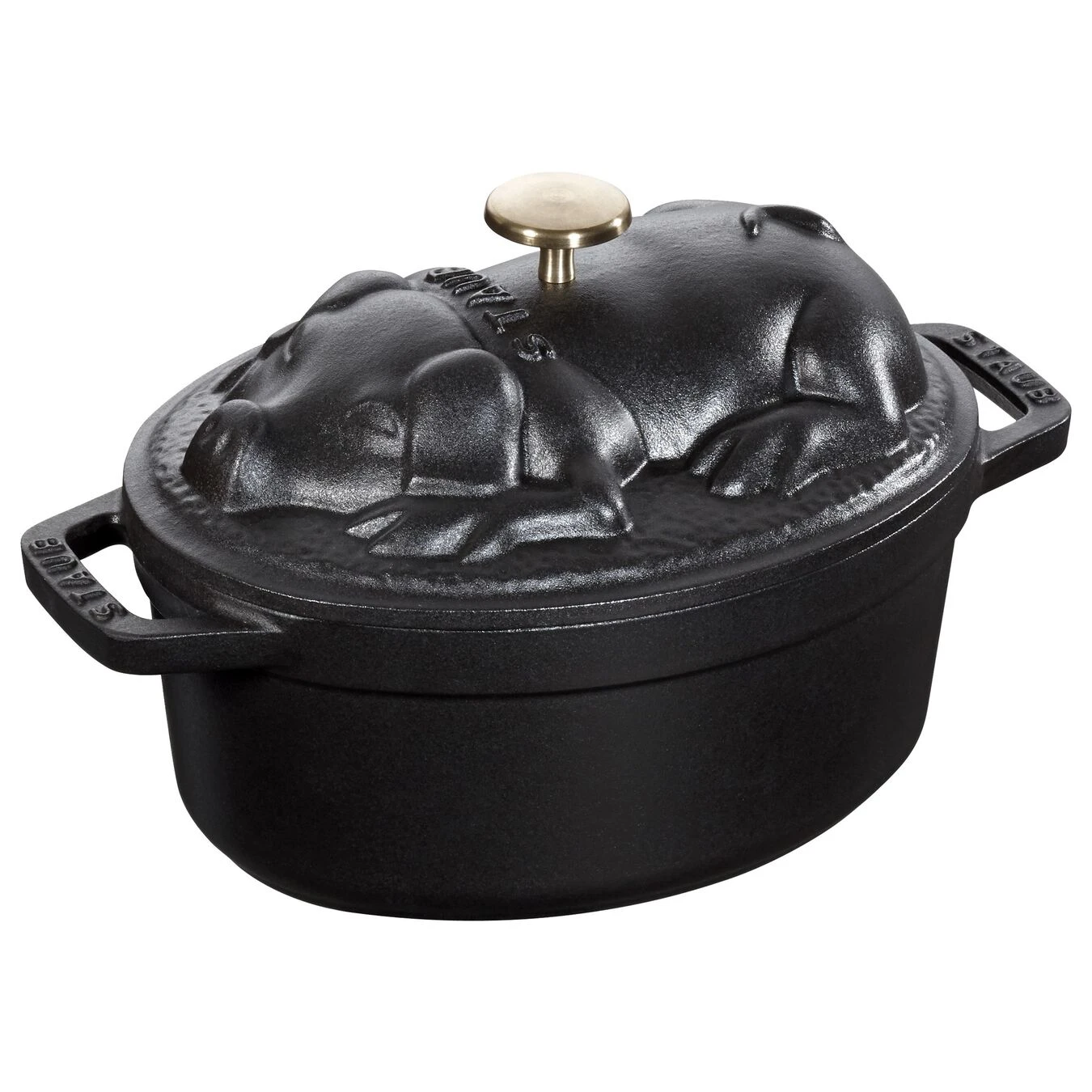 Staub Cocotte 17 Cm, Ovalado, Negro, Hierro Fundido 4 Staub Cocotte 17 Cm, Ovalado, Negro, Hierro Fundido - Imagen 2