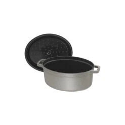 Staub Cocotte 33 Cm, Ovalado, Gris Grafito, Hierro Fundido -Staub Verkoop 40500 236 0 5 5