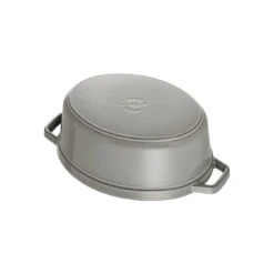 Staub Cocotte 15 Cm, Ovalado, Gris Grafito, Hierro Fundido 12 Staub Cocotte 15 Cm, Ovalado, Gris Grafito, Hierro Fundido -Staub Verkoop 40500 236 0 6 1