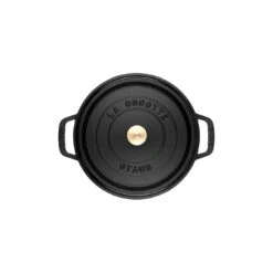 Staub Cocotte 34 Cm, Redondo, Negro, Hierro Fundido -Staub Verkoop 40500 241 0 8 5