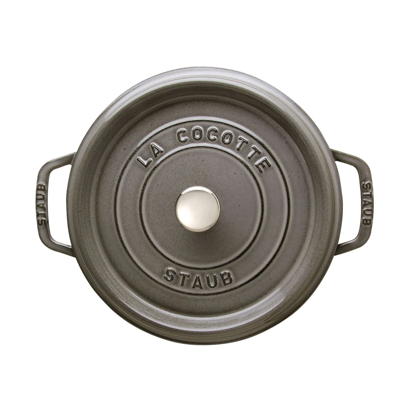 Staub Cocotte 24 Cm, Redondo, Gris Grafito, Hierro Fundido 4 Staub Cocotte 24 Cm, Redondo, Gris Grafito, Hierro Fundido - Imagen 2
