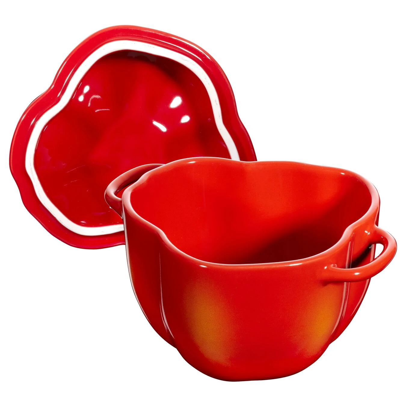 Staub Cocotte 11 Cm, Pimineto, Naranja-rojo, Cerámica 4 Staub Cocotte 11 Cm, Pimineto, Naranja-rojo, Cerámica - Imagen 2