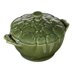 Staub Cocotte 13 Cm, Alcachofa, Albahaca, Cerámica