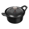 Staub La Coquette 12 Cm, Redondo, Negro