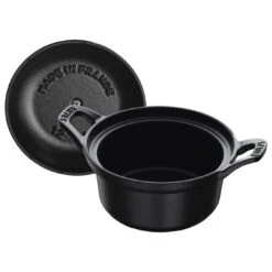 Staub La Coquette 12 Cm, Redondo, Negro 11 Staub La Coquette 12 Cm, Redondo, Negro -Staub Verkoop 40501 020 0 6