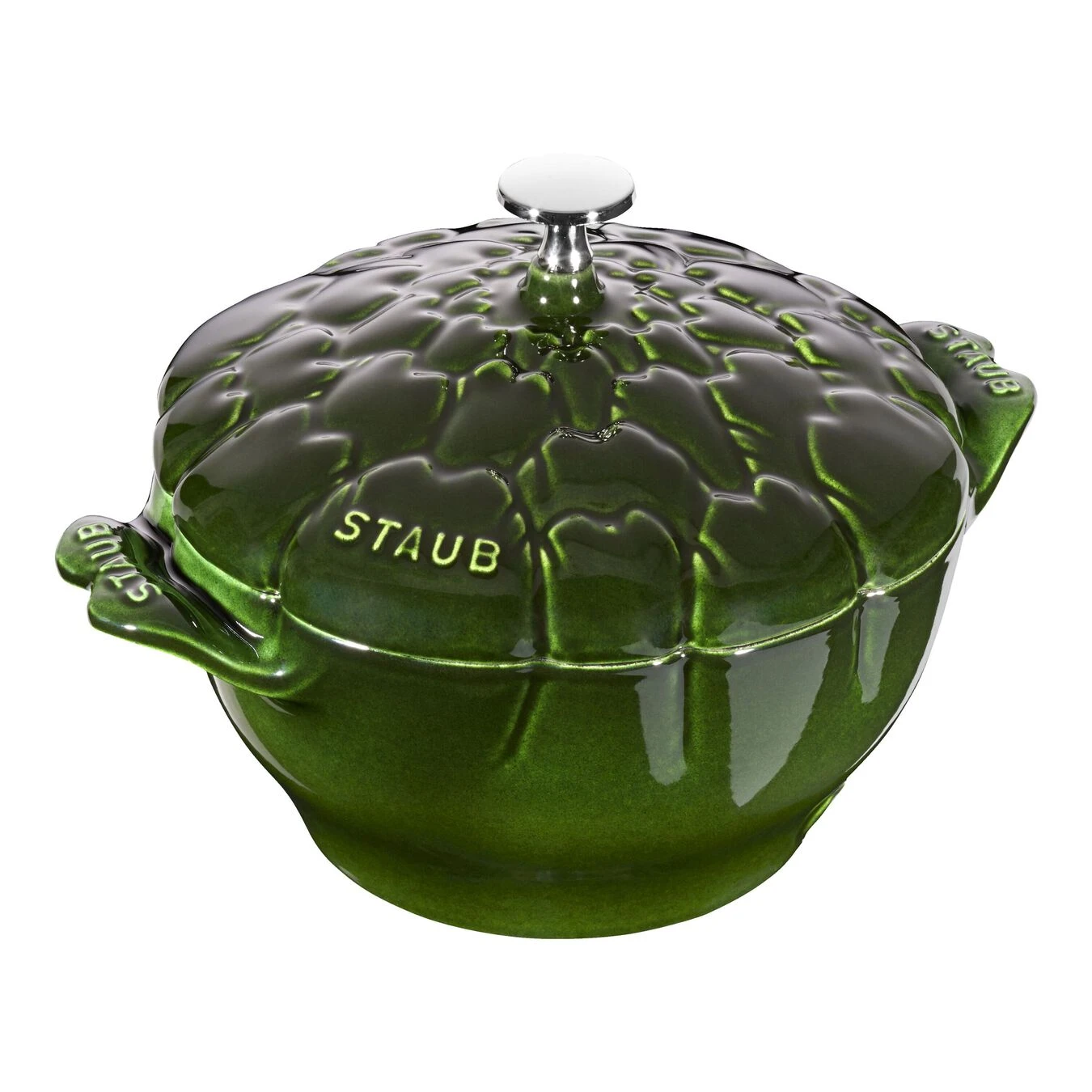 Staub Cocotte 22 Cm, Alcachofa, Albahaca, Hierro Fundido 3 Staub Cocotte 22 Cm, Alcachofa, Albahaca, Hierro Fundido