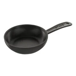 Staub Sartén 16 Cm, Hierro Fundido, Negro