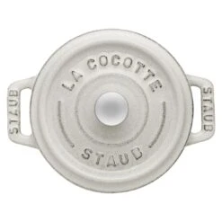 Staub Mini Cocotte 10 Cm, Redondo, Blanco Trufa, Hierro Fundido 10 Staub Mini Cocotte 10 Cm, Redondo, Blanco Trufa, Hierro Fundido -Staub Verkoop 40501408 3