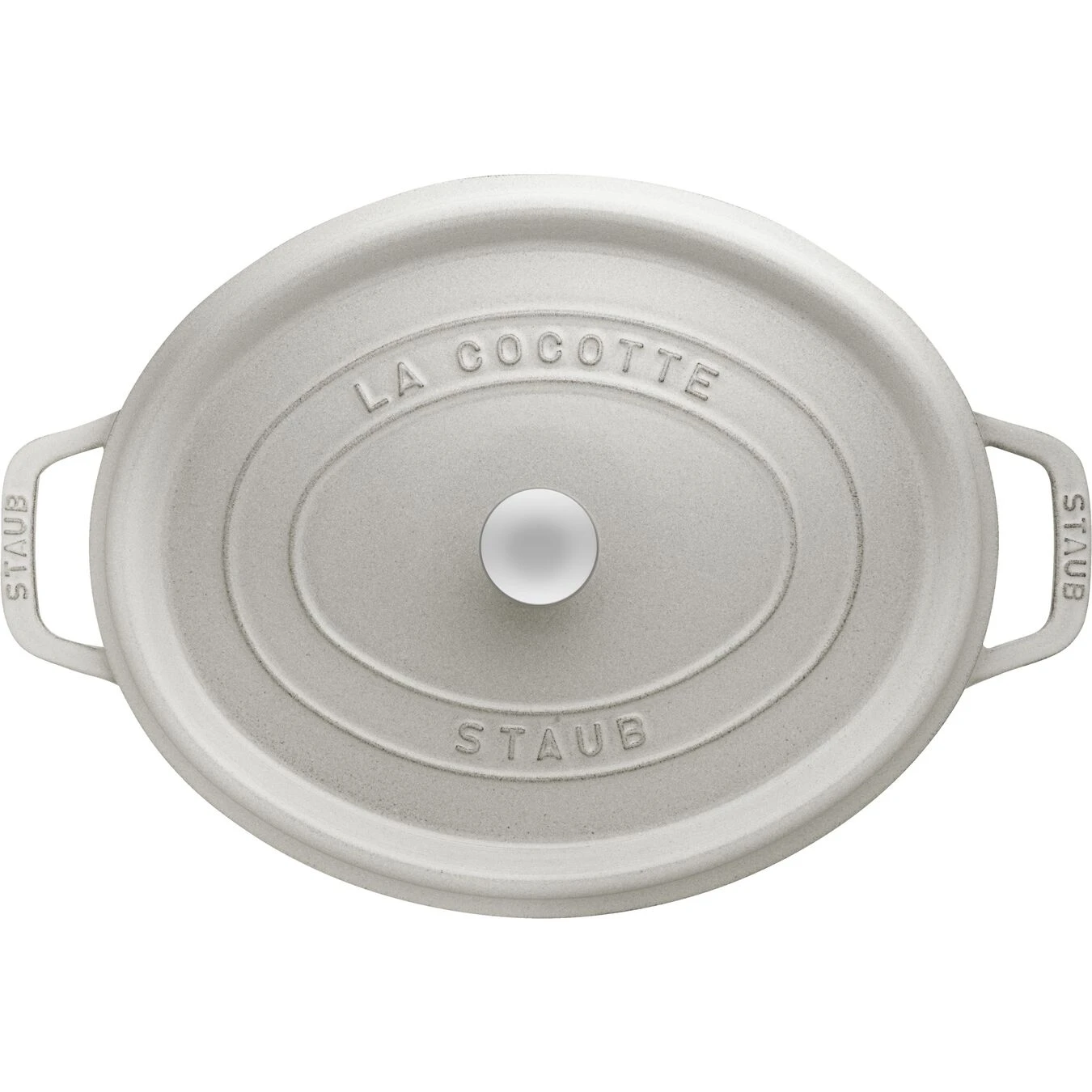 Staub Cocotte 33 Cm, Ovalado, Blanco Trufa, Hierro Fundido 5 Staub Cocotte 33 Cm, Ovalado, Blanco Trufa, Hierro Fundido - Imagen 3