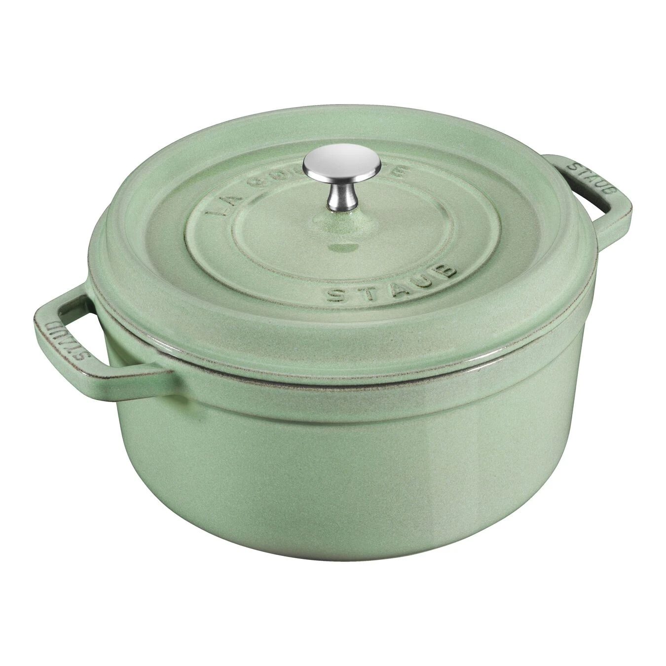 Staub Cocotte 24 Cm, Redondo, Salvia, Hierro Fundido 3 Staub Cocotte 24 Cm, Redondo, Salvia, Hierro Fundido