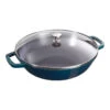 Staub Wok 30 Cm, Hierro Fundido, Verde Azulado-turquesa -Staub Verkoop 40506 533 1