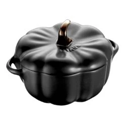 Staub Cocotte 12 Cm, Calabaza, Negro, Cerámica
