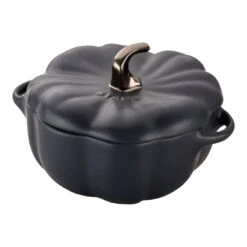 Staub Cocotte 15 Cm, Calabaza, Negro, Cerámica