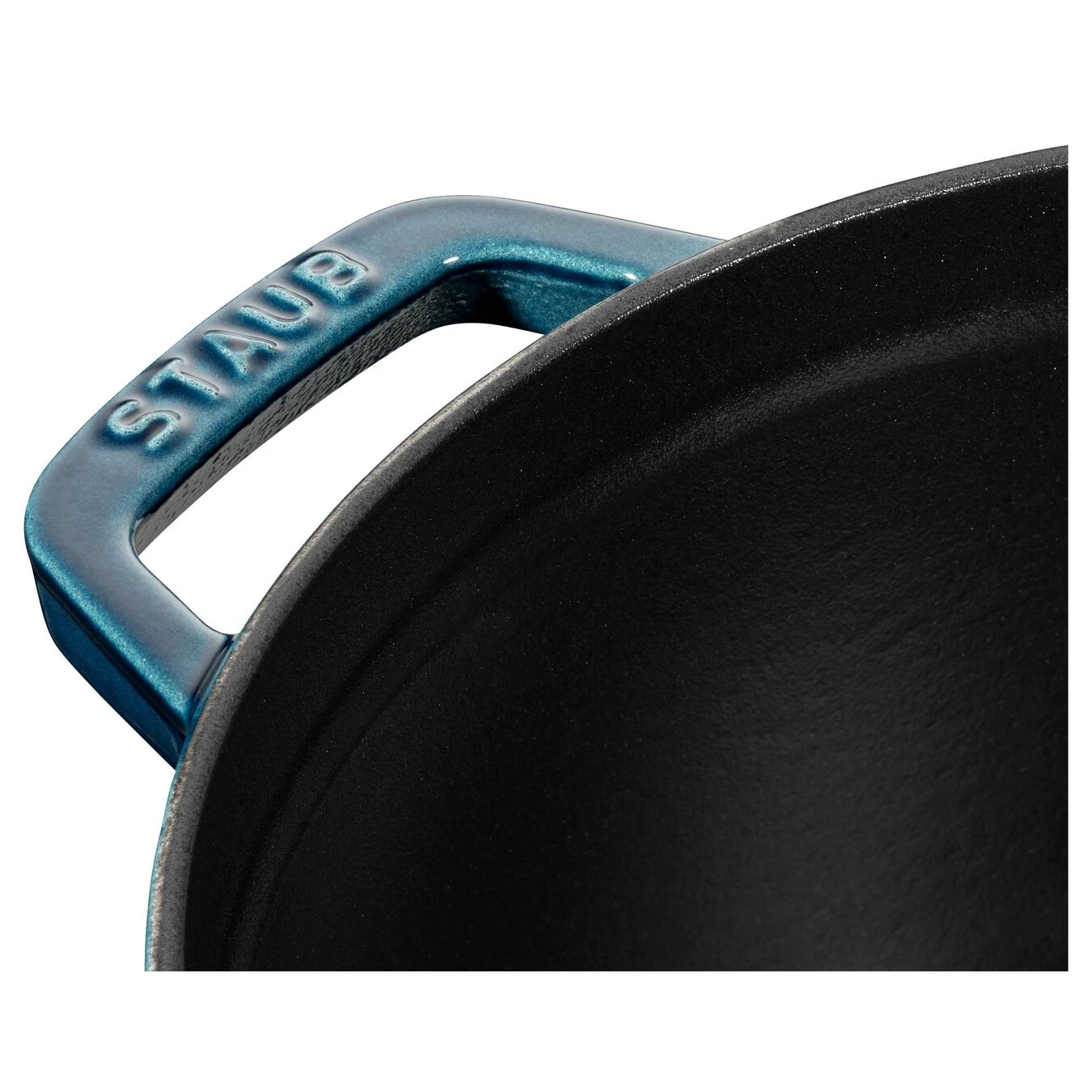 Staub Cocotte 24 Cm, Redondo, Verde Azulado-turquesa, Hierro Fundido 8 Staub Cocotte 24 Cm, Redondo, Verde Azulado-turquesa, Hierro Fundido - Imagen 6