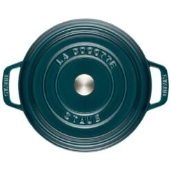 Staub Cocotte 24 Cm, Redondo, Verde Azulado-turquesa, Hierro Fundido 12 Staub Cocotte 24 Cm, Redondo, Verde Azulado-turquesa, Hierro Fundido -Staub Verkoop 40508 654 0 8