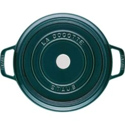 Staub Cocotte 26 Cm, Redondo, Verde Azulado-turquesa, Hierro Fundido 9 Staub Cocotte 26 Cm, Redondo, Verde Azulado-turquesa, Hierro Fundido -Staub Verkoop 40509 137 0 4