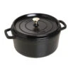Staub Cocotte 26 Cm, Redondo, Negro, Hierro Fundido -Staub Verkoop 40509 310 0 1