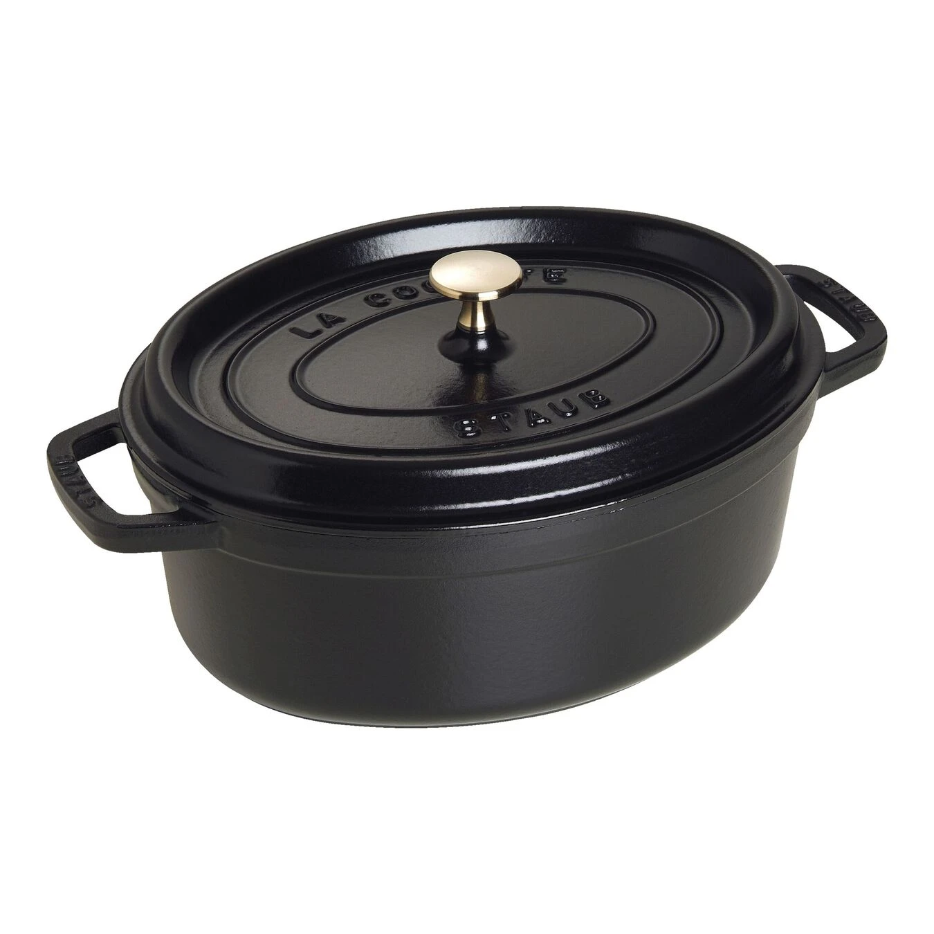 Staub Cocotte 29 Cm, Ovalado, Negro, Hierro Fundido 3 Staub Cocotte 29 Cm, Ovalado, Negro, Hierro Fundido