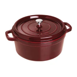 Staub Cocotte 28 Cm, Redondo, Granadina, Hierro Fundido