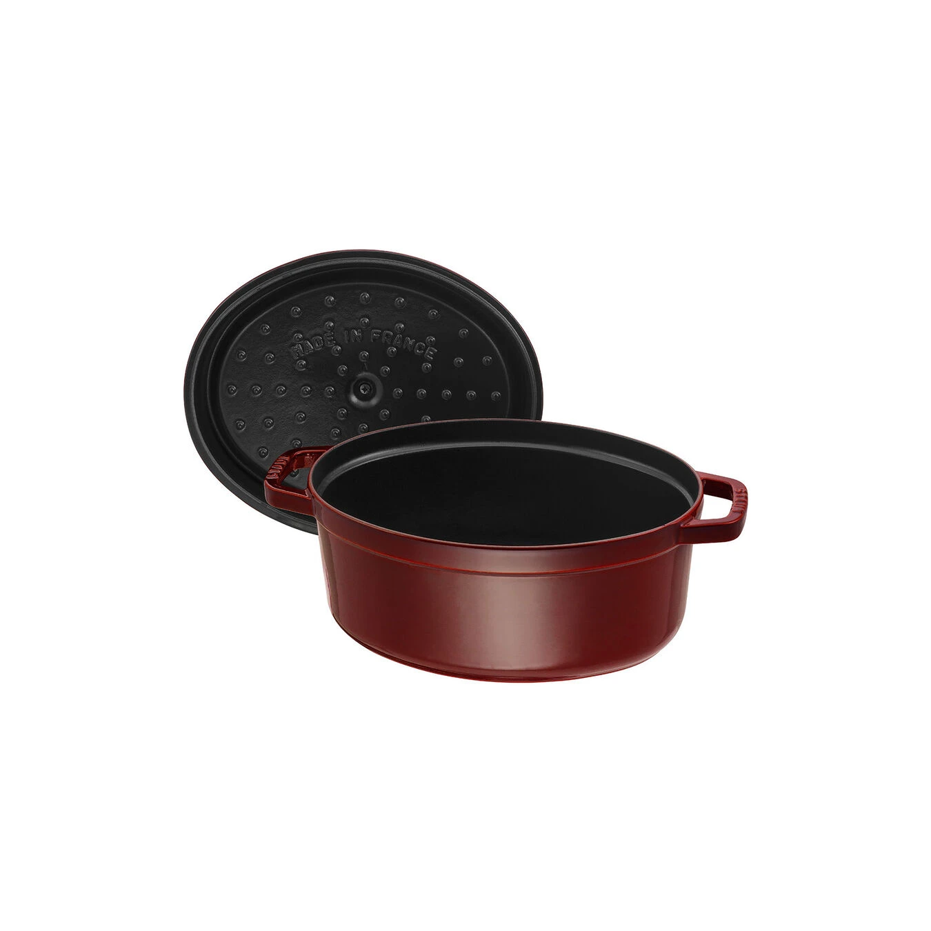 Staub Cocotte 33 Cm, Ovalado, Granadina, Hierro Fundido 5 Staub Cocotte 33 Cm, Ovalado, Granadina, Hierro Fundido - Imagen 3