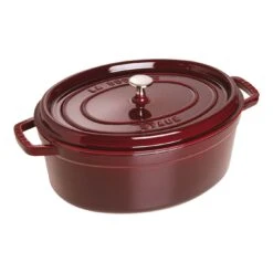 Staub Cocotte 31 Cm, Ovalado, Granadina, Hierro Fundido