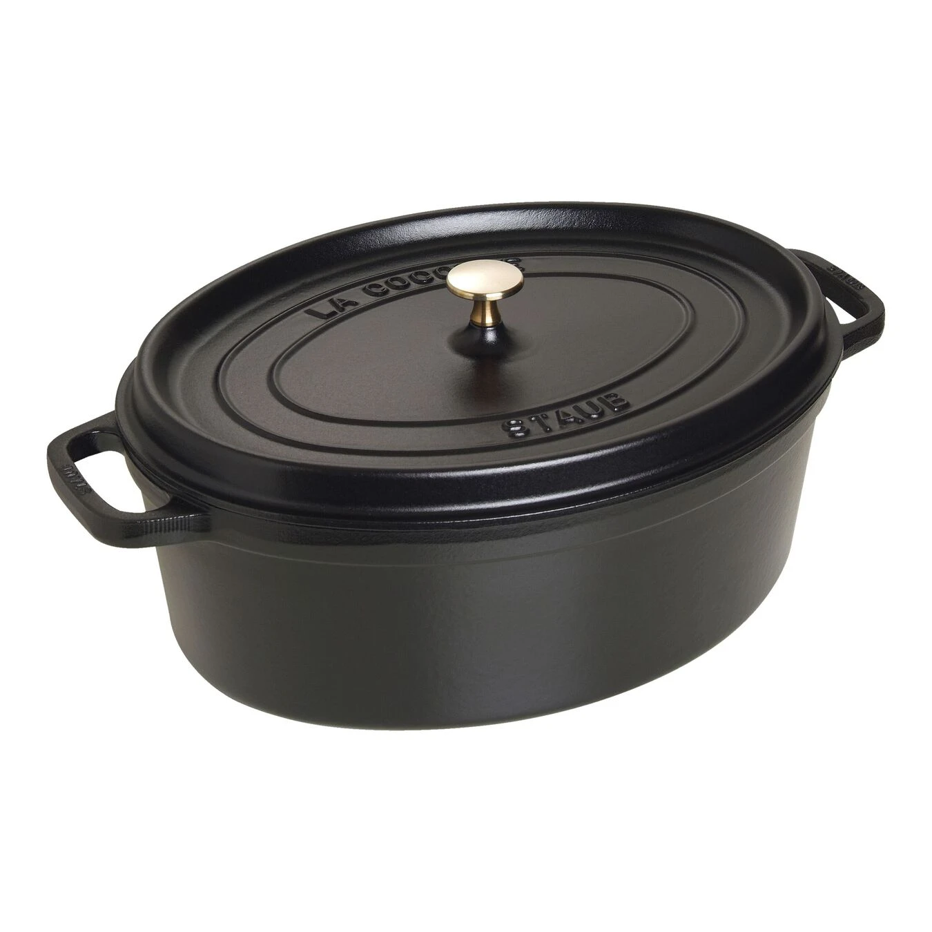 Staub Cocotte 37 Cm, Ovalado, Negro, Hierro Fundido 2 Staub Cocotte 37 Cm, Ovalado, Negro, Hierro Fundido