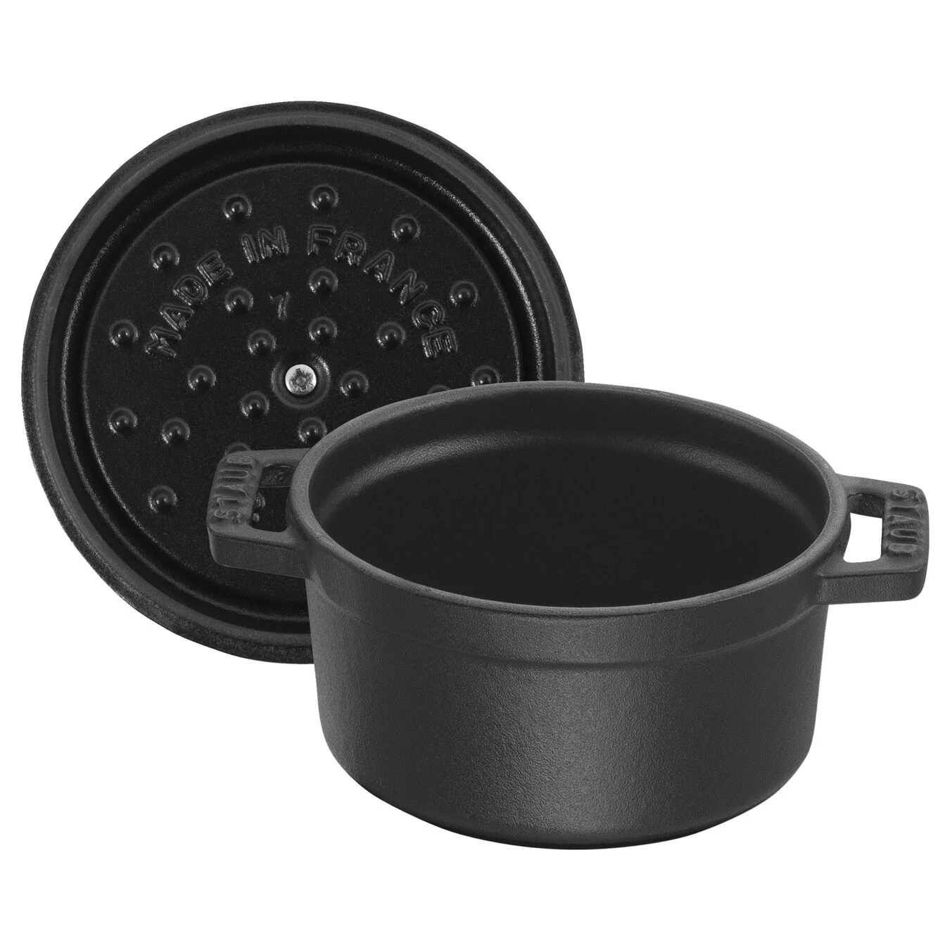 Staub Cocotte 12 Cm, Redondo, Negro, Hierro Fundido 7 Staub Cocotte 12 Cm, Redondo, Negro, Hierro Fundido - Imagen 5