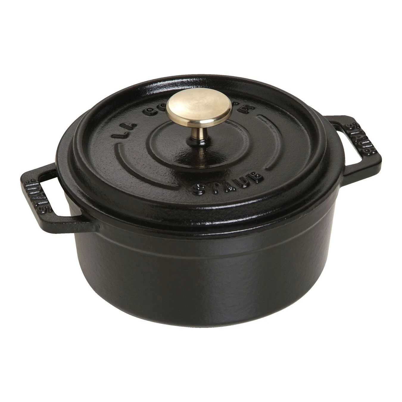 Staub Cocotte 12 Cm, Redondo, Negro, Hierro Fundido 3 Staub Cocotte 12 Cm, Redondo, Negro, Hierro Fundido
