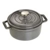 Staub Cocotte 12 Cm, Redondo, Gris Grafito, Hierro Fundido -Staub Verkoop 40509 474 0 1