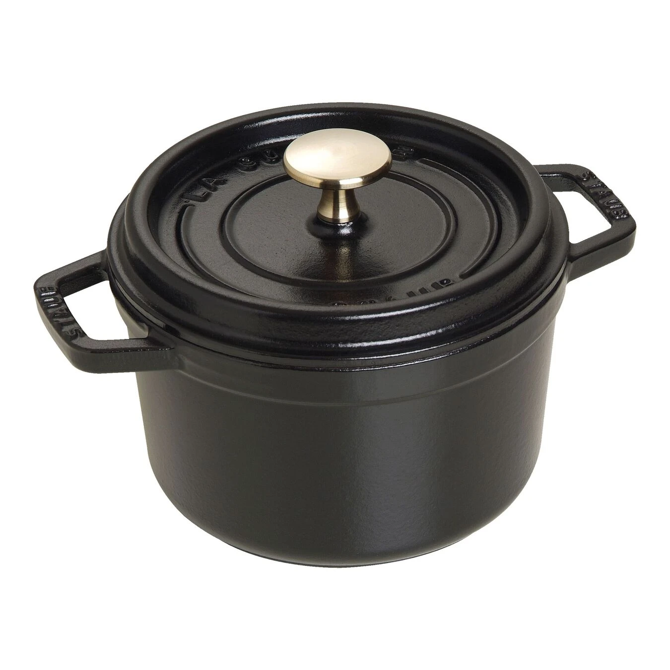 Staub Cocotte 16 Cm, Redondo, Negro, Hierro Fundido 3 Staub Cocotte 16 Cm, Redondo, Negro, Hierro Fundido