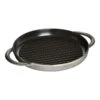 Staub Plancha 26 Cm, Redondo, Gris Grafito, Hierro Fundido 2 Staub Plancha 26 Cm, Redondo, Gris Grafito, Hierro Fundido -Staub Verkoop 40509 522 0 1