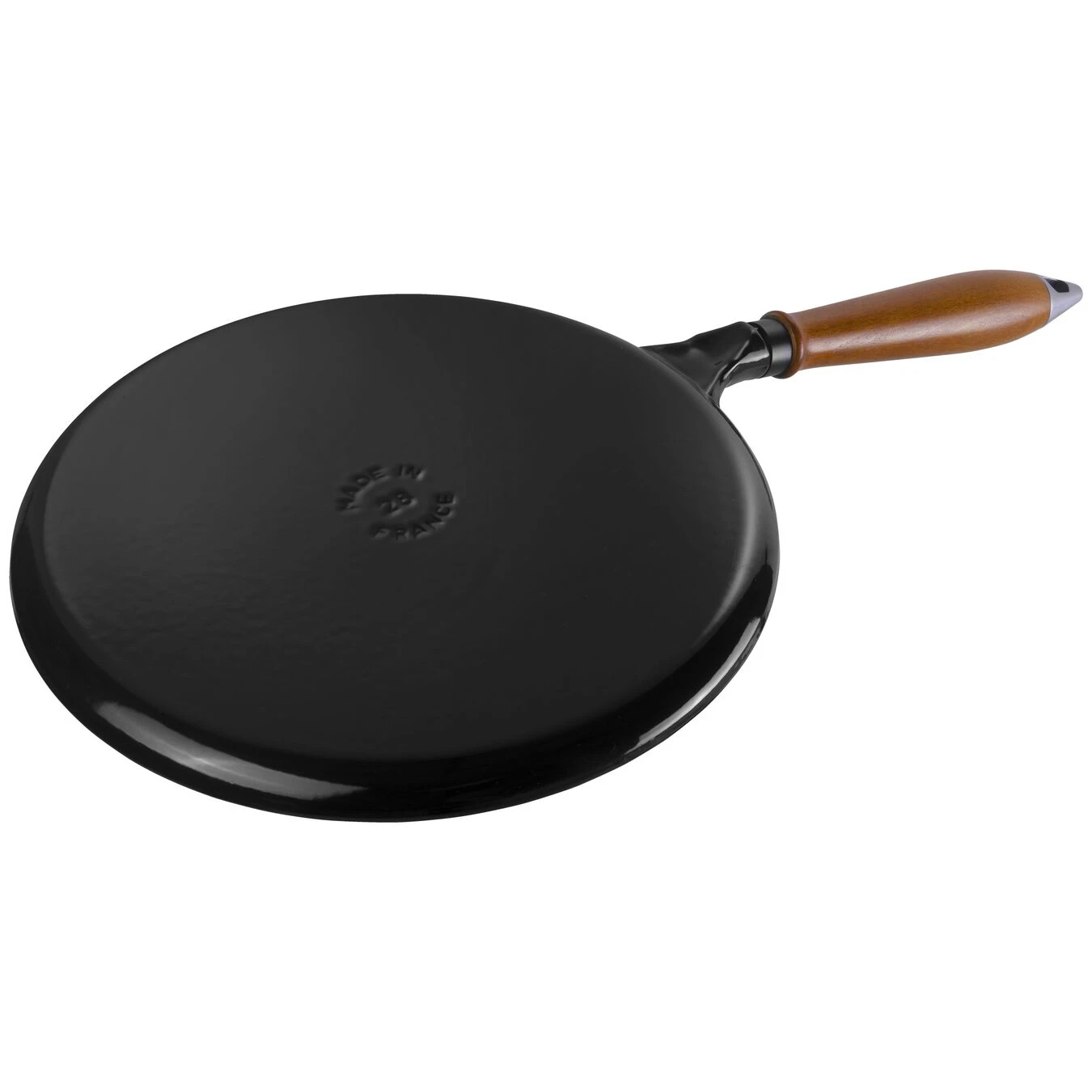 Staub Crepera Con Mango De Madera 28 Cm, Hierro Fundido, Negro 4 Staub Crepera Con Mango De Madera 28 Cm, Hierro Fundido, Negro - Imagen 2