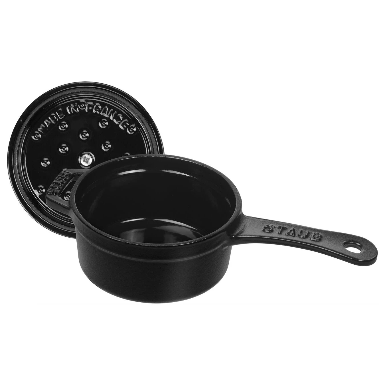 Staub Cazo 10 Cm, Hierro Fundido, Negro 4 Staub Cazo 10 Cm, Hierro Fundido, Negro - Imagen 2