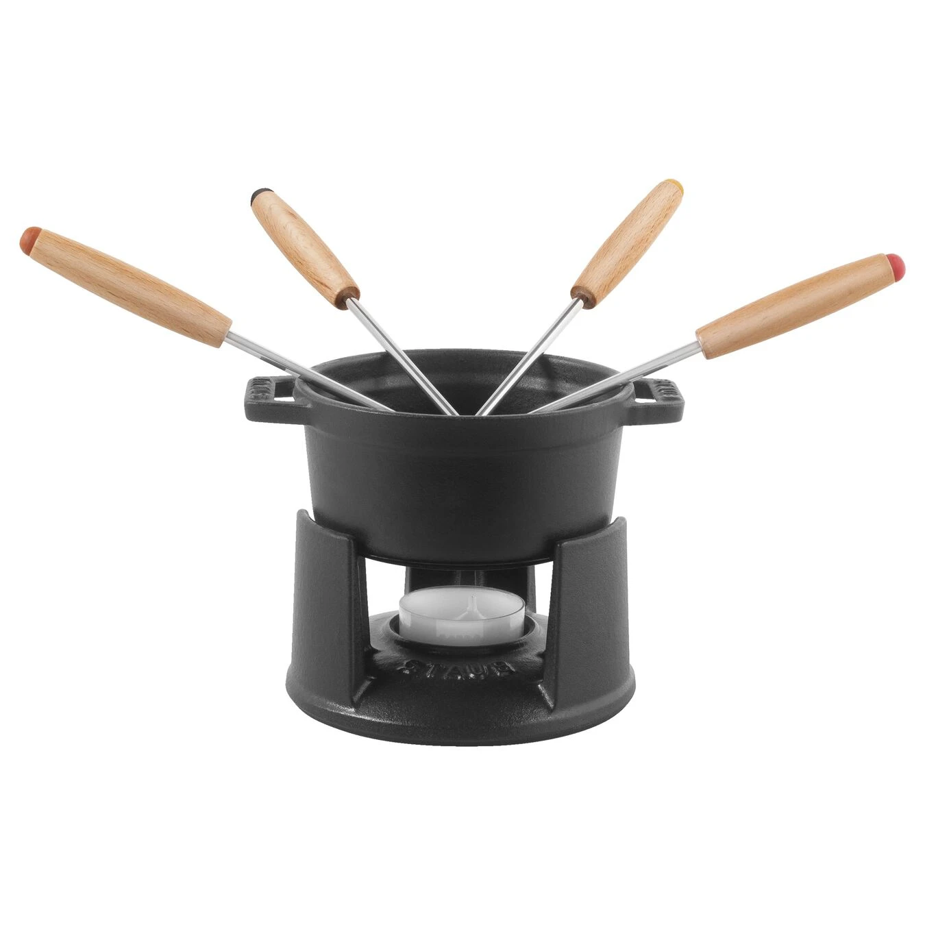 Staub Juego De Fondue 10 Cm, Negro 5 Staub Juego De Fondue 10 Cm, Negro - Imagen 3