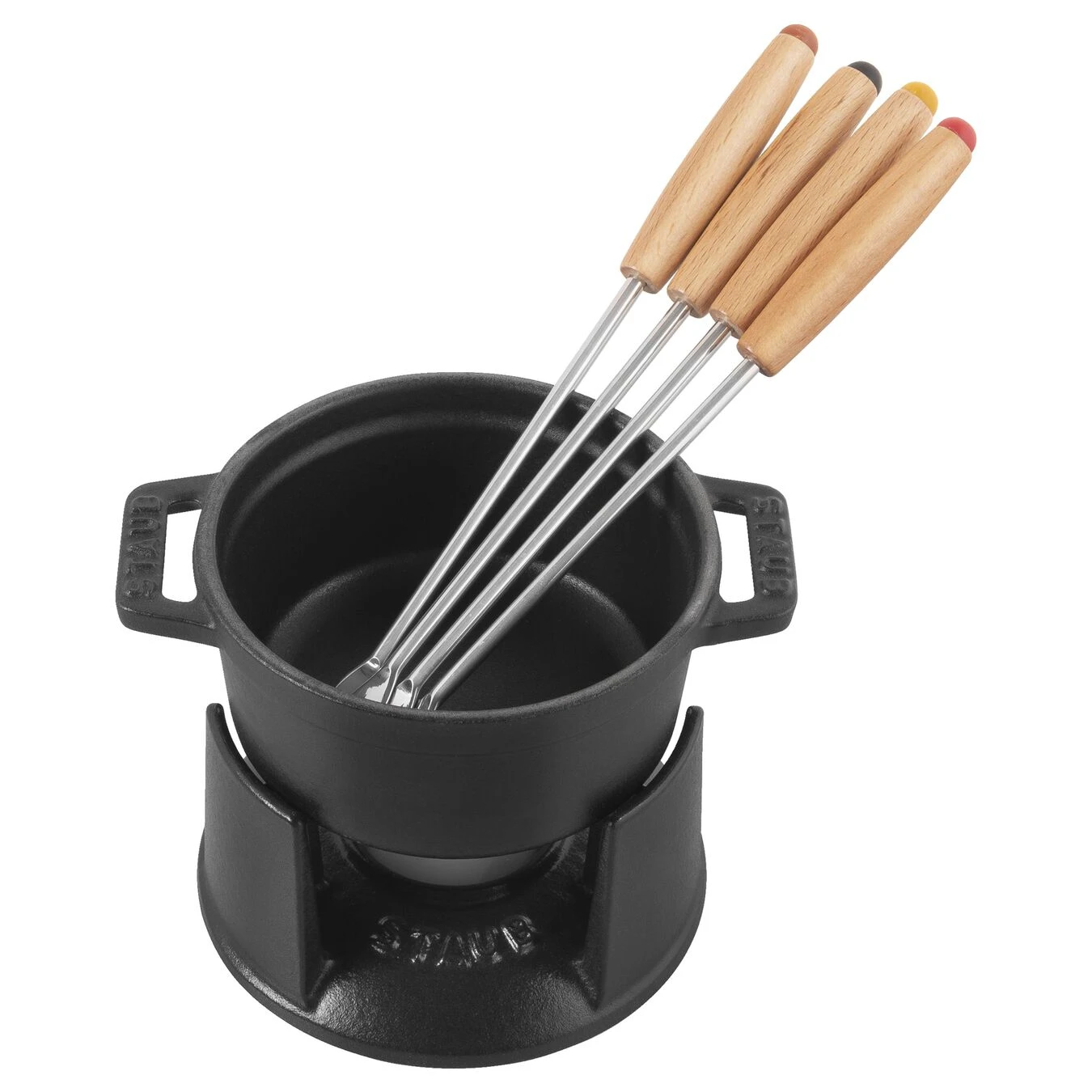 Staub Juego De Fondue 10 Cm, Negro 4 Staub Juego De Fondue 10 Cm, Negro - Imagen 2