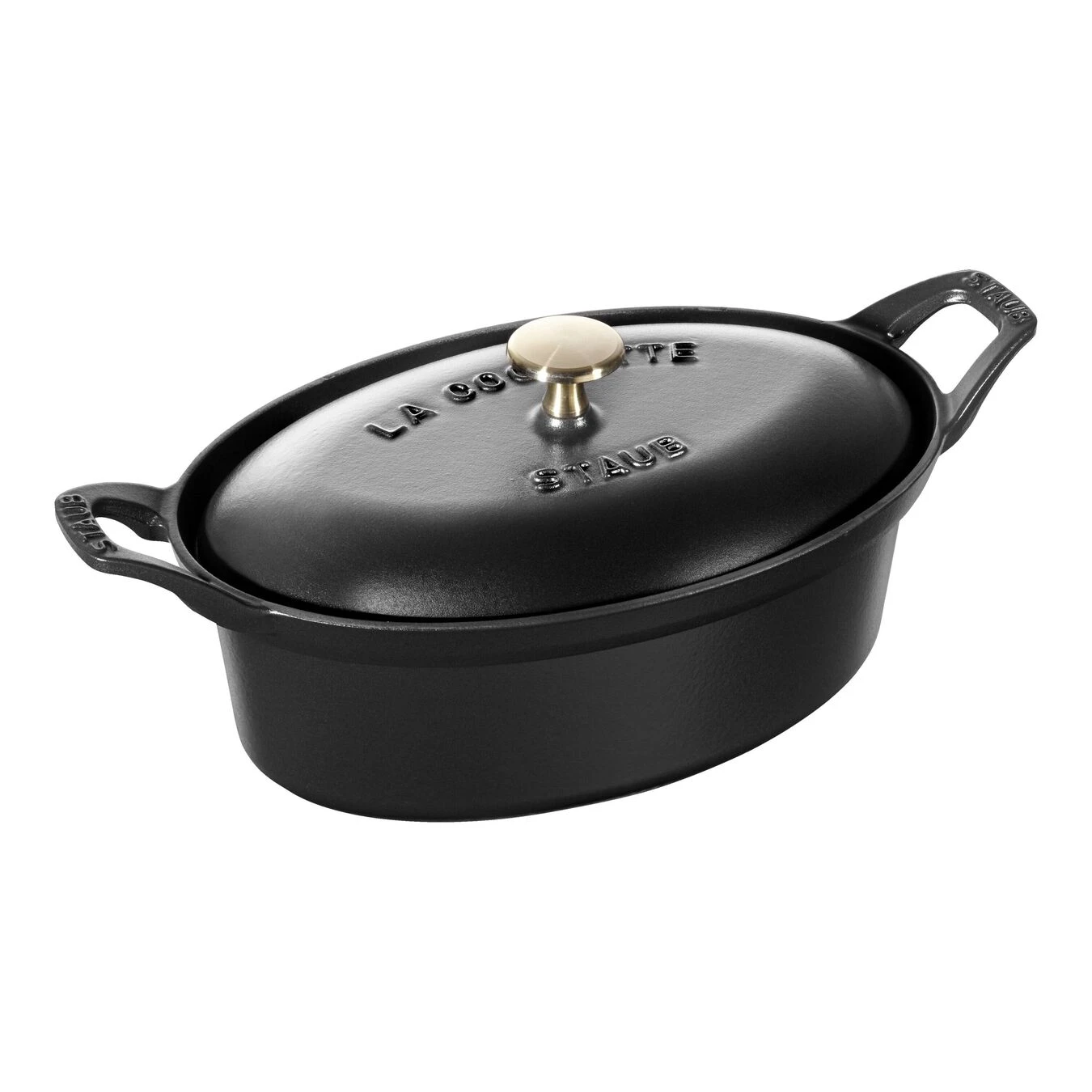 Staub La Coquette 23 Cm, Ovalado, Negro 3 Staub La Coquette 23 Cm, Ovalado, Negro