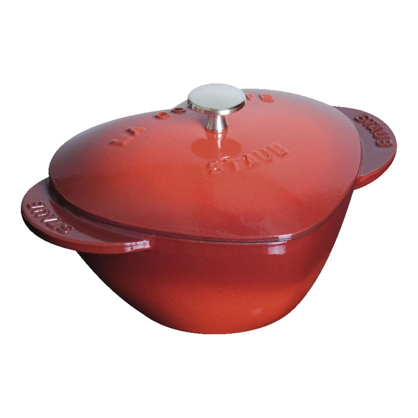 Staub Cocotte 20 Cm, Corazón, Cereza, Hierro Fundido 3 Staub Cocotte 20 Cm, Corazón, Cereza, Hierro Fundido