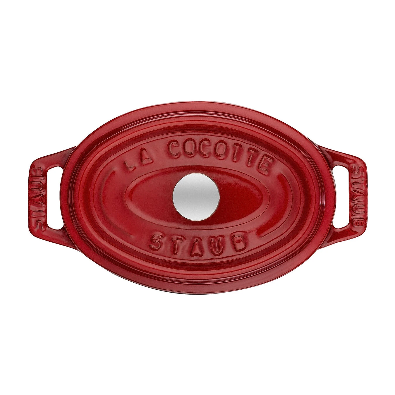 Staub Mini Cocotte 11 Cm, Ovalado, Cereza, Hierro Fundido 4 Staub Mini Cocotte 11 Cm, Ovalado, Cereza, Hierro Fundido - Imagen 2