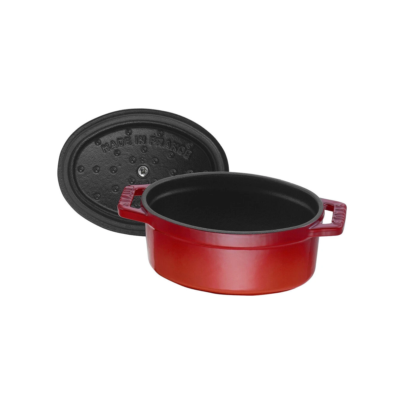 Staub Mini Cocotte 11 Cm, Ovalado, Cereza, Hierro Fundido 7 Staub Mini Cocotte 11 Cm, Ovalado, Cereza, Hierro Fundido - Imagen 5